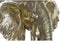 Decoratieve figuren DKD Home Decor Olifant Zwart Gouden Metaal Hars (60 x 36 x 73 cm)