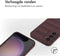 imoshion Hoesje - Geschikt voor Samsung Galaxy S23 FE - EasyGrip Backcover - Aubergine