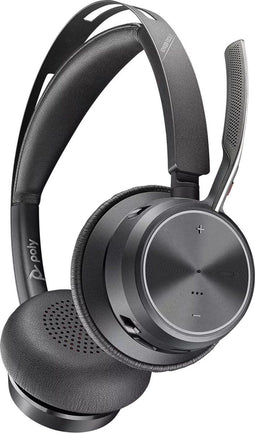 Poly Voyager Focus 2 UC - Hoofdtelefoon - Draadloos Bluetooth 5.1 - Zwart