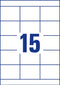 Huismerk Avery 3669 - Universele Etiket 70x50,8mm - Zelfklevend - Wit (100 vellen)