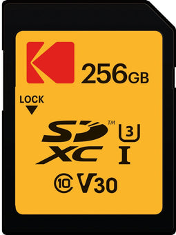 Kodak EKMSD256GXC10HPRK - SDXC Geheugenkaart 256GB - Leessnelheid tot 100MB/s - Schrijfsnelheid tot 85MB/s