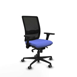 Piqueras y Crespo 3D036G0 - Bureaustoel - Verstelbare hoogte met armleuning - Licht Blauw