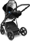 Velvett autostoel - Night Black - Isofix - Easy-In systeem