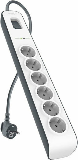 Schuko 6 Way Multi-socket Adapter Belkin BSV603VF2M
