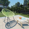 vidaXL - Tuinstoel - Acapulco - poly - rattan - groen