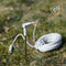 Earthle Earthing Pin - Aardingspin 30 cm - Inclusief 15m Kabel - RVS