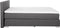 PRESIDENT - Boxspringbed - Donkergrijs - 180 x 200 cm - Polyester