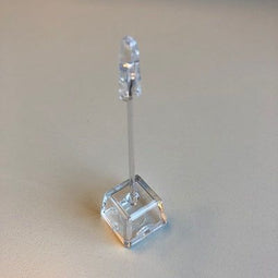Klika - knijpstandaard 10 cm licht transpar - 50 stuks