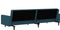 vidaXL - Slaapbank - 2-zits - fluweel - blauw