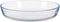 Ovenschaal Transparant Borosilicaatglas 25,5 x 4,5 x 25,5 cm (6 Stuks)