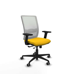 Haches Traslack Piqueras y Crespo 2D036G0 - Bureaustoel - Verstelbare hoogte en armleuning - Geel