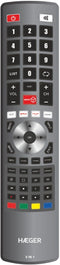 Haeger UR-006.002A - Universele afstandsbediening - Zwart