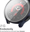 imoshion Screenprotector - Geschikt voor Samsung Galaxy Watch 4 44mm - Full Cover Hard Case / Beschermend Hoesje - Donkerblauw