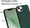 iMoshion Hoesje Geschikt voor iPhone 14 Plus Hoesje Siliconen - iMoshion Design hoesje - Groen / Green Leopard