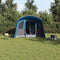 vidaXL - Familietent - met - Ramen - Tunnel - Blauw - voor - 8 - Personen - - - Waterdicht