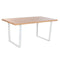 Eettafel Home ESPRIT Bruin Zwart Ijzer Hout MDF 160 x 90 x 75 cm