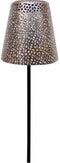 Solarlamp - GARDEN ID Gold - Ø12 h70 cm - Gebruiksduur 6-8 uur - Stabiliserende voet - Aan/uit knop - Zonder bedrading - AAA batterij.