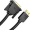 Vention HDMI naar DVI Kabel - Bi-directioneel - Full-HD 1080P - Zwart (2 m)