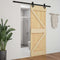 vidaXL - Schuifdeur - met - beslag - 90x210 - cm - massief - grenenhout