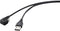 Renkforce RF-4609276 - USB-kabel USB 2.0 USB-C naar USB-A 1.00 m - U-vorm - Zwart