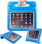 Tablet Hoes Kinderen Geschikt voor iPad 2 (2011) 9.7 inch /iPad 3 (2012) 9.7 inch / iPad 4 (2012) 9.7 inch - Kidsproof Backcover met handvat - Blauw