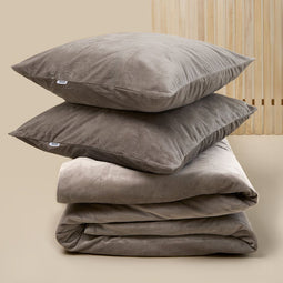 SJUMO Silky Smooth - Dekbedovertrekset - Ultra-zacht - Warm Grey - 220 x 200cm
