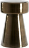 Light & Living Bijzettafel Dakwa - Zwart/Nikkel - Ø29cm - Modern