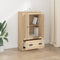 vidaXL - Hoge - kast - 60x35,5x103,5 - cm - bewerkt - hout - sonoma - eikenkleurig
