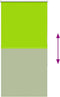 vidaXL - Rolgordijn - verduisterend - 65x150cm - stofbreedte - 60,7 - cm - polyester