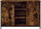 vidaXL - Dressoir - 100x35x70 - cm - bewerkt - hout - gerookt - eikenkleurig