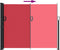 vidaXL - Windscherm - uittrekbaar - 160x300 - cm - rood