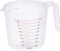 Maatbeker 1 Liter Wit/transparant