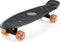 Deuba Retro Skateboard - 57 cm - LED wielen - zwart-oranje