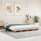 vidaXL - Palletbed - massief - grenenhout - wasbruin - 180x200 - cm