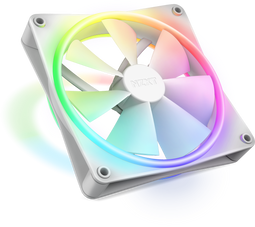 NZXT F140 RGB Duo - Ventilator 140mm - Fluid Bearing - Wit (1x)