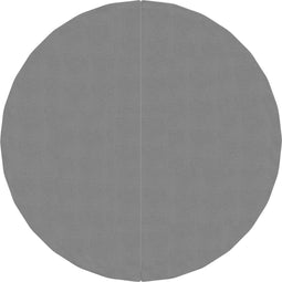 vidaXL - Zwembadgrondzeil - Ø244 - cm - polyester - geotextiel - lichtgrijs