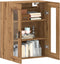 vidaXL - Wandkast - 69,5x34x90 - cm - artisanaal - eikenkleurig