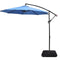 Coast Paraplubak Set - Vulbare Parasolvoet voor Zweefparasol - 4-delig - Zwart 51 x 51 x 8 cm