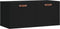 vidaXL - Wandkast - 80x36,5x35 - cm - bewerkt - hout - zwart