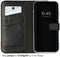 Selencia iPhone 14 Plus - Echt Lederen Bookcase - 3 Pashouders - Zwart