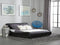 AVIGNON - Futon tweepersoonsbed - Zwart - 160 x 200 cm - Kunstleer