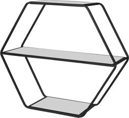 Riverdale - Etagère rect. Mika zwart 55cm - Zwart