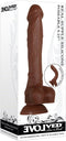 Evolved Real Supple Silicone Poseable 8,25 Inch Dildo Bruin