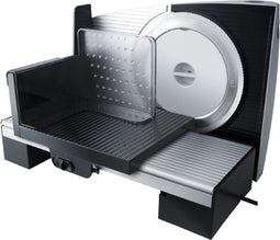 Steba AS200 - Snijmachine - Solinger RVS 2-in-1 mes Ø 170 mm - Instelbare plakdikte 0-15 mm - Inox/Zwart