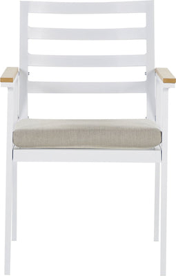 CAVOLI - Tuinset voor 4 - Wit/Beige - Aluminium