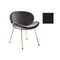 Stoel DKD Home Decor 62 x 58 x 73 cm Zwart Gouden Metaal