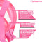Atlantis Snorkelmasker 2.0 - Duikbril - Snorkel - Snorkelset - Full Face Masker - Kinderen - Roze - XS