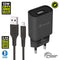 Muvit for Change - Oplader - 12 W - Zwart (2 stuks)