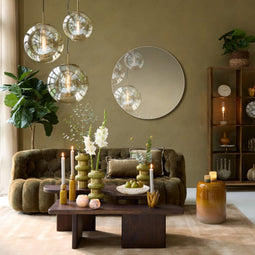 Light & Living Bijzettafel Franca - Oker - 34x34x46.5cm - Modern