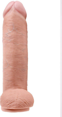 Pipedream King Cock realistische dildo Cock - With Ballskin beige - 12 inch
